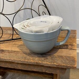 🆕 Creative Co-op Stoneware Measuring Cups (4)